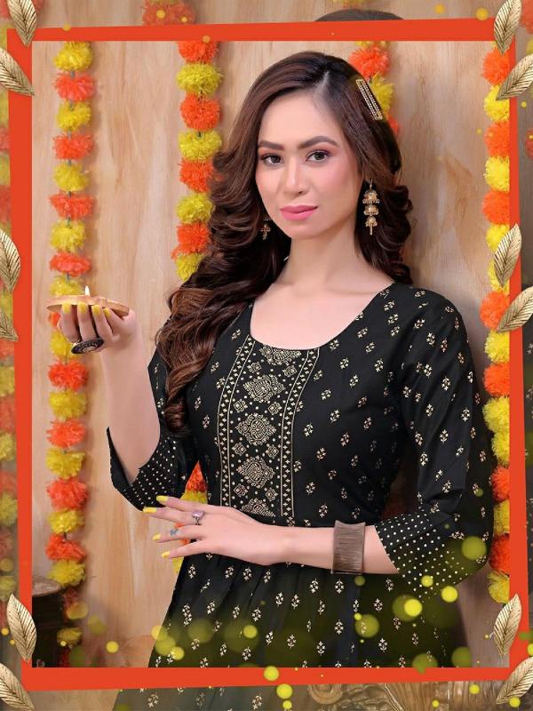 Golden Fanna Vol 1 Rayon Designer Exclusive Kurti Collection